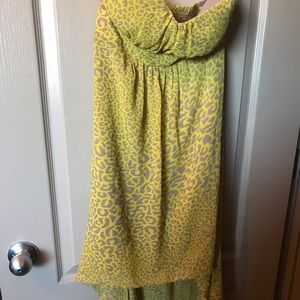 Jessica Simpson Hi-Low Animal print dress